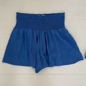 Blue Erica skirt lookalike shorts